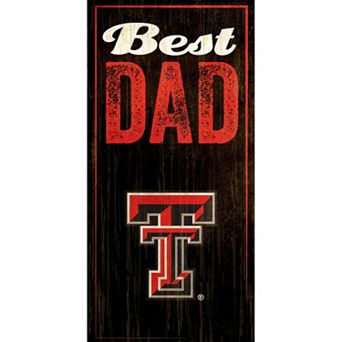 Texas Tech Red Raiders Best Dad Sign