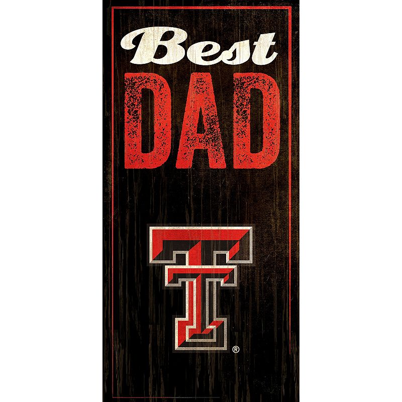 Kohl's Texas Tech Red Raiders Best Dad Sign, Team