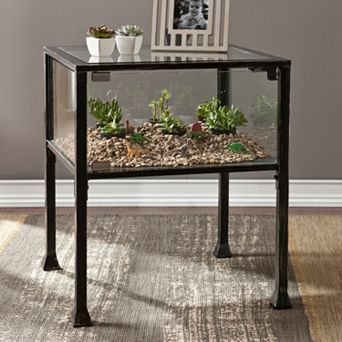Southern Enterprises Henshaw Terrarium Side Table