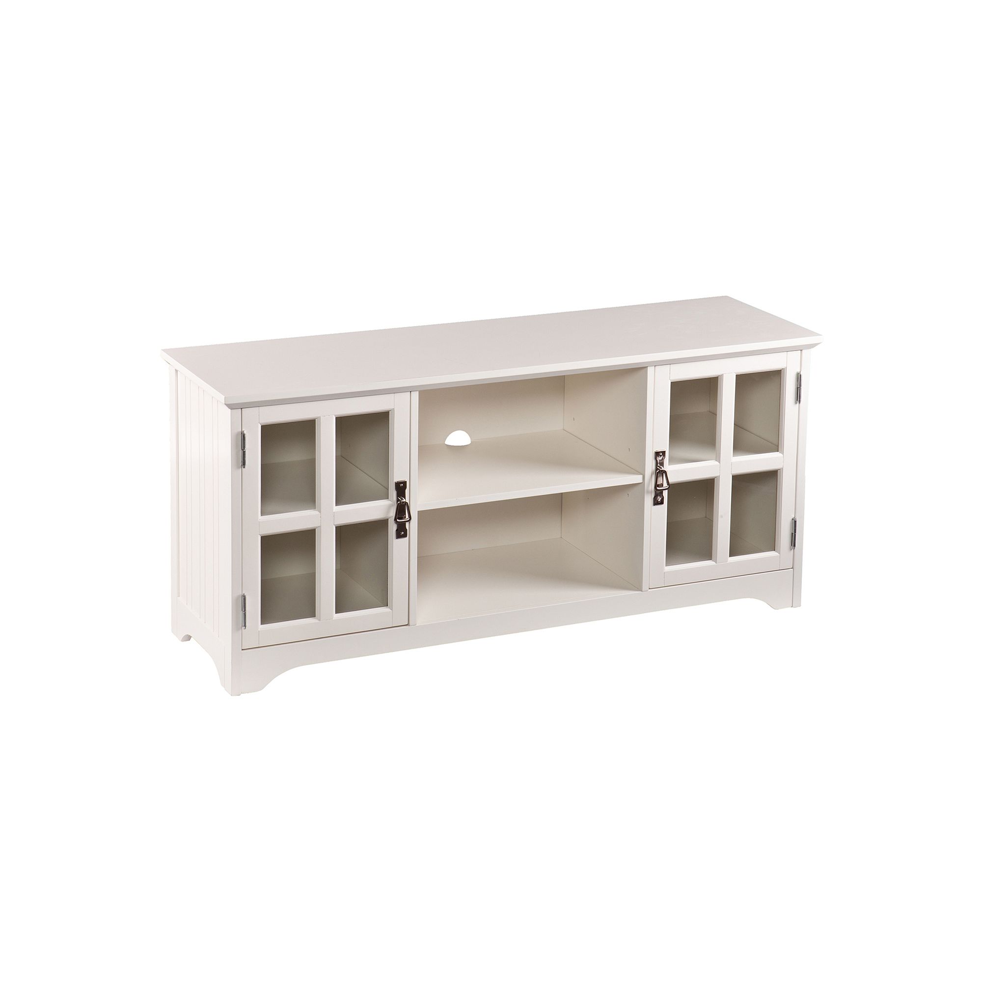 Southern Enterprises Briston TV Console Table, White