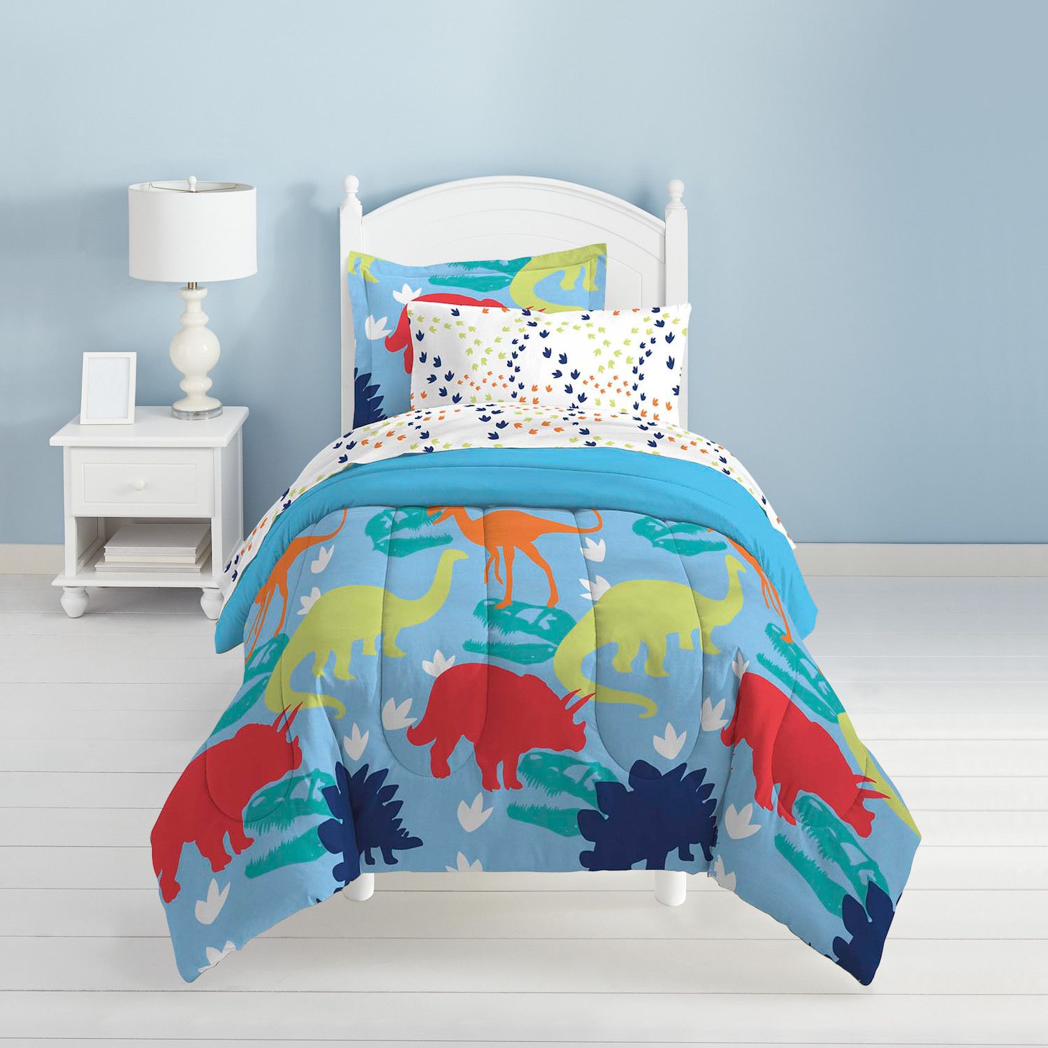 Image for Dream Factory Dinosaur 4-piece Toddler Bed Set at Kohl's.