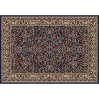 Merinos Sarouk Floral Framed Rug - 3'11'' x 5'7''