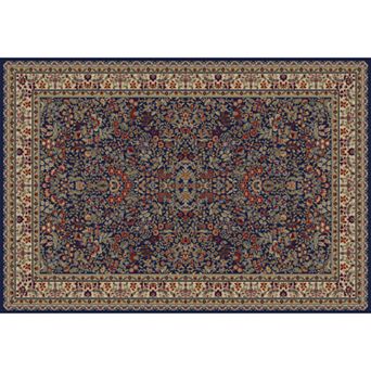 Merinos Sarouk Floral Framed Rug - 3'11'' x 5'7''