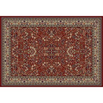 Merinos Sarouk Floral Framed Rug - 3'11'' x 5'7''