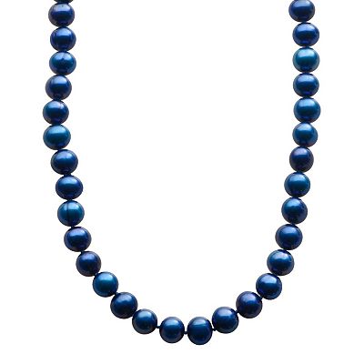 PearLustre by Imperial Dyed Freshwater Cultured Pearl Sterling Silver Necklace