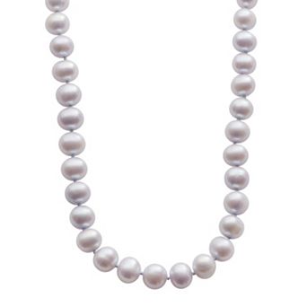 PearLustre by Imperial Dyed Freshwater Cultured Pearl Sterling Silver Necklace