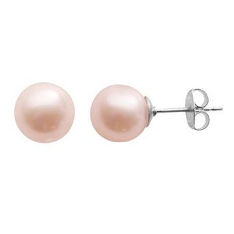 PearLustre by Imperial Dyed Freshwater Cultured Pearl Sterling Silver Stud Earrings