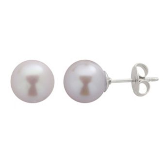 PearLustre by Imperial Dyed Freshwater Cultured Pearl Sterling Silver Stud Earrings