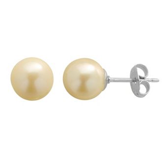 PearLustre by Imperial Dyed Freshwater Cultured Pearl Sterling Silver Stud Earrings