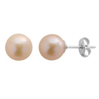 PearLustre by Imperial Dyed Freshwater Cultured Pearl Sterling Silver Stud Earrings