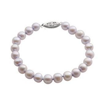 PearLustre by Imperial Dyed Freshwater Cultured Pearl Sterling Silver Bracelet