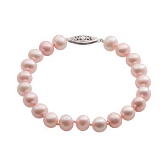 PearLustre by Imperial Dyed Freshwater Cultured Pearl Sterling Silver Bracelet