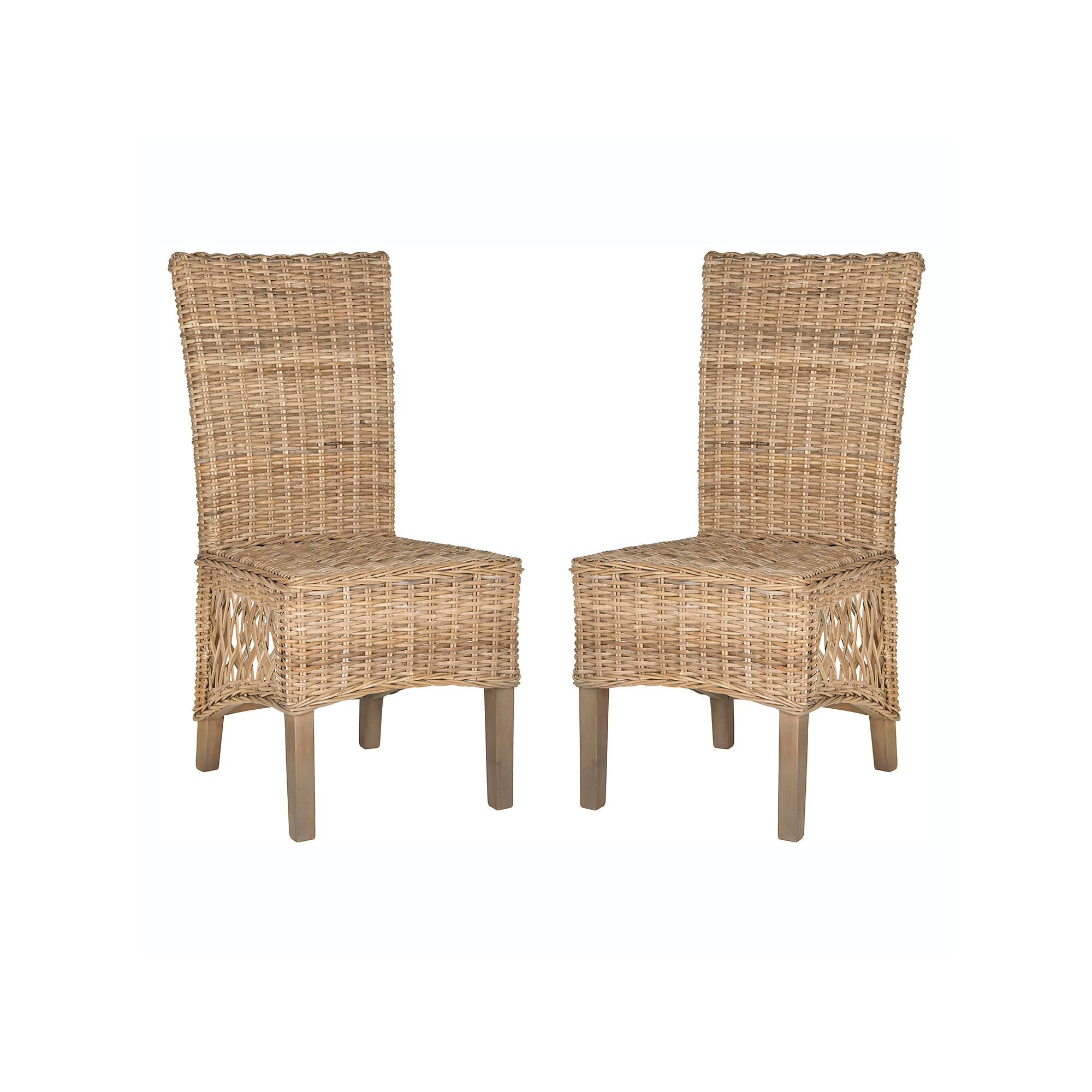 Safavieh 2-piece Sumatra Dining Chair Set, Gray