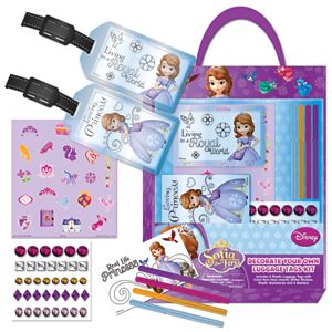 Disney Sofia the First Decorate Your Own Luggage Tag Set