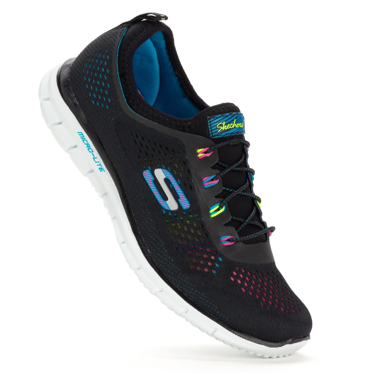 skechers glider electricity black