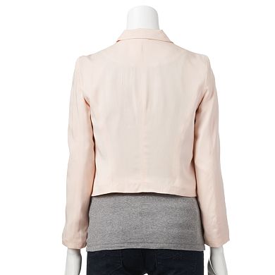 Women's LC Lauren Conrad Woven Crop Jacket