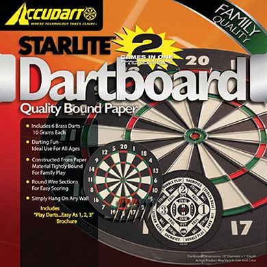 Accudart Starlite 2-in-1 Dartboard
