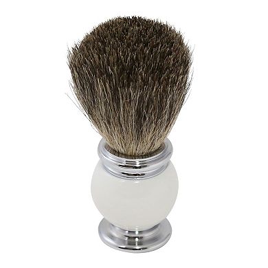 Bey-Berk Enamel & Chrome Pure Badger Shaving Brush