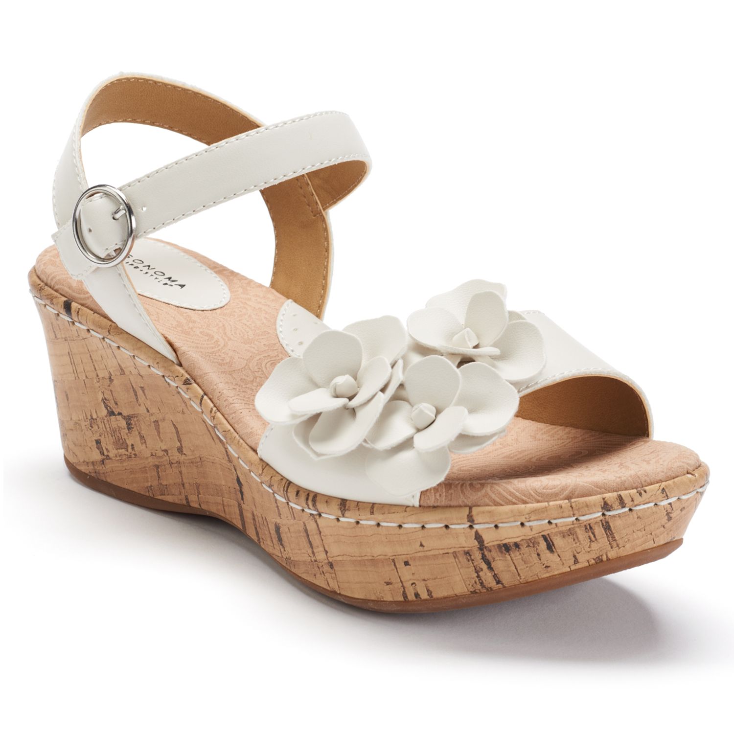 comfortable platform wedge sandals