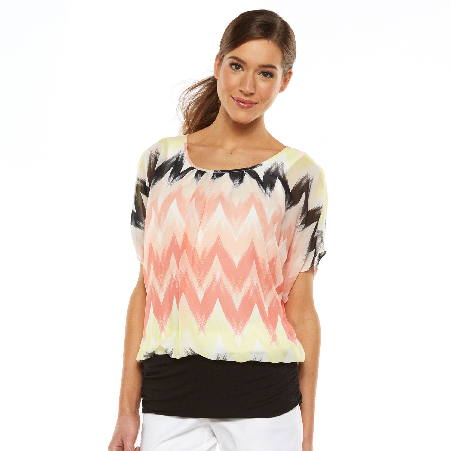banded bottom tops kohls