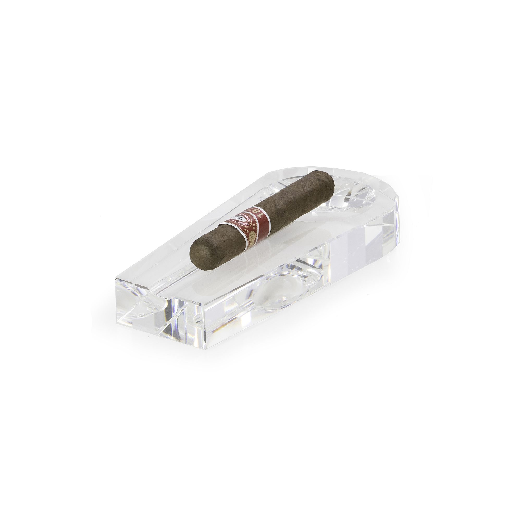 Bey-Berk Crystal Cigar Holder, Multi None
