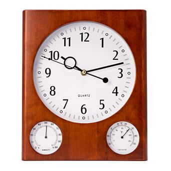 Bey-Berk Cherry Wall-Mount Clock