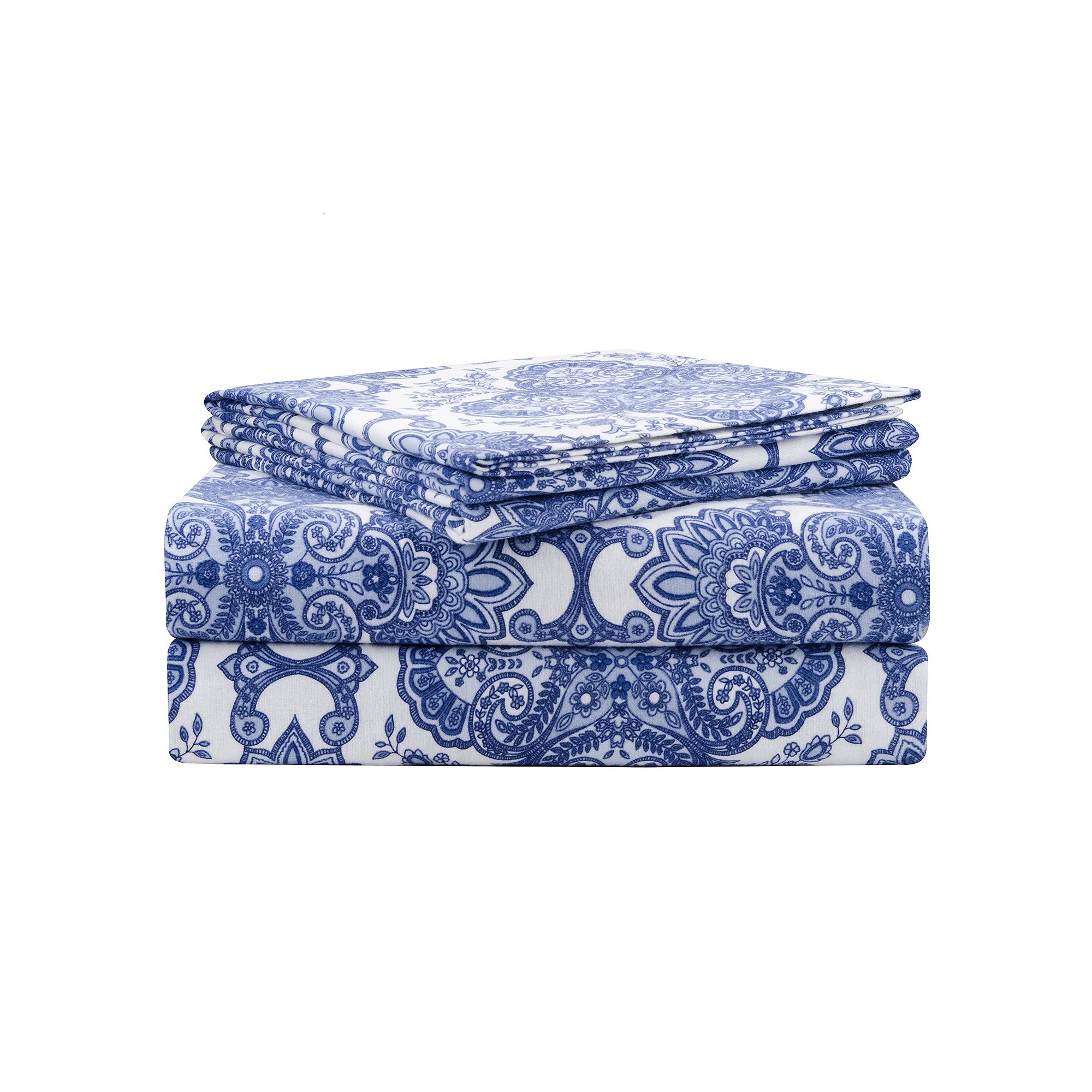 Pointehaven Deep-Pocket Flannel Sheet Set, Alpine