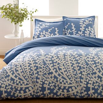 City Scene Branches Reversible Duvet Cover Set