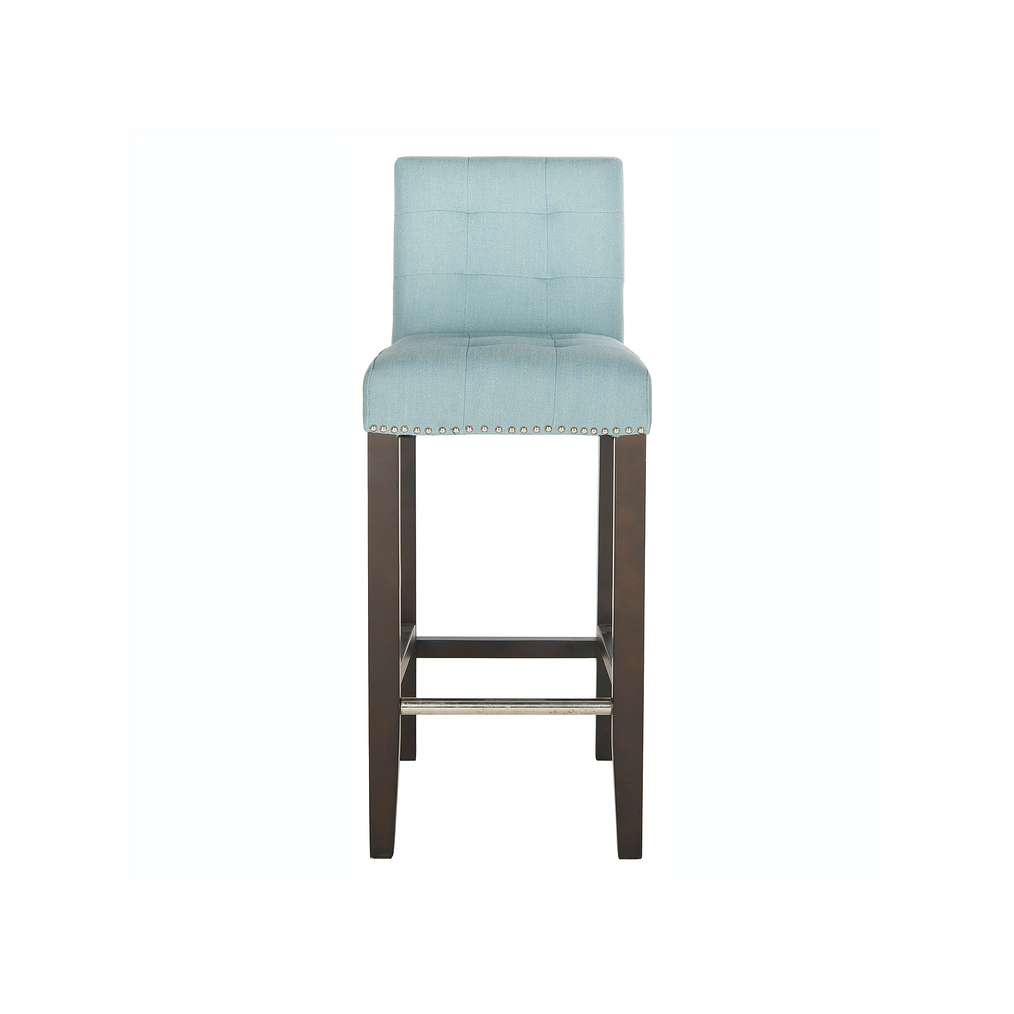 Safavieh Thompson Foam Padded Bar Stool, Blue