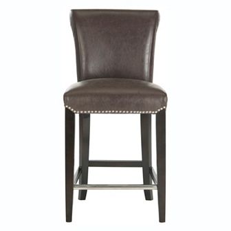 Safavieh Seth Faux-Leather Counter Stool