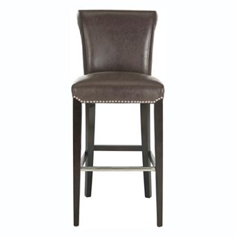 Safavieh Seth Faux Leather Bar Stool