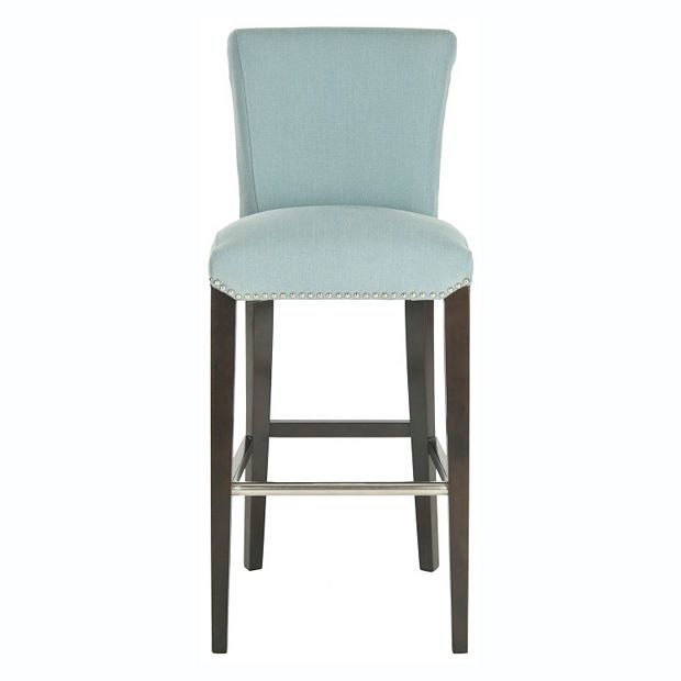 Safavieh Seth Bar Stool Sky Blue
