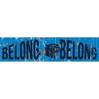 Carolina Panthers 6" x 24" Slogan Wood Sign
