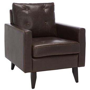 Safavieh Caleb Faux-Leather Club Chair