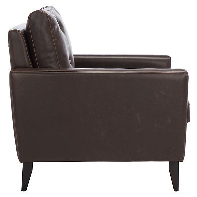 Safavieh Caleb Faux-Leather Club Chair