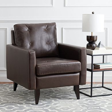 Safavieh Caleb Faux-Leather Club Chair