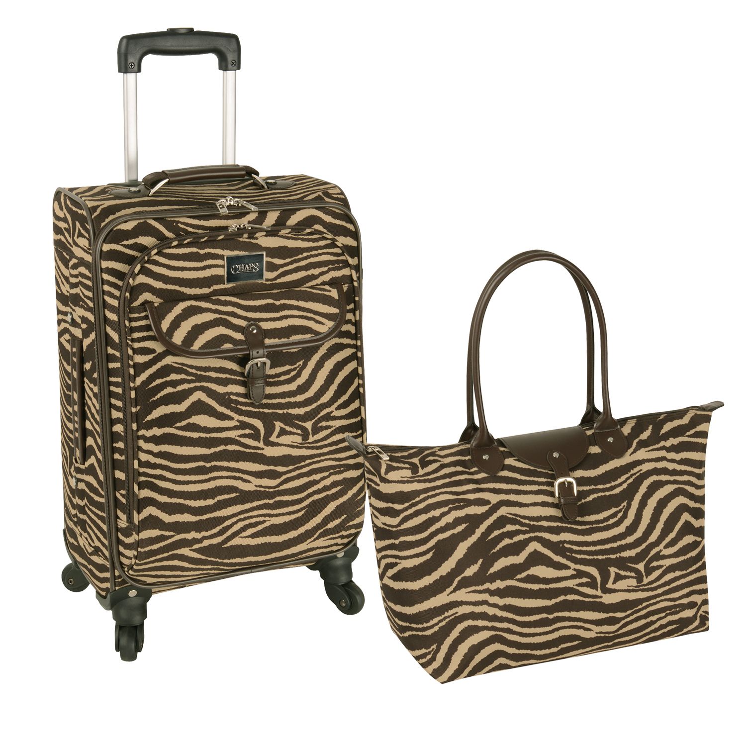 kohls chaps 5 piece luggage