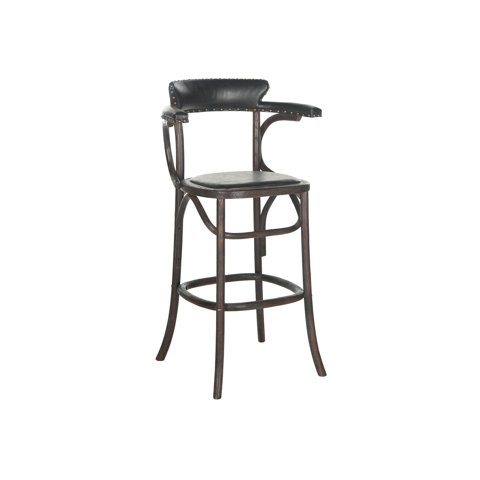 Safavieh Kenny Bar Stool, Black