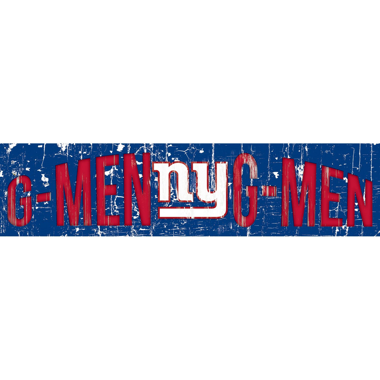 WinCraft New York Giants 4'' x 17'' Wood Rope Sign