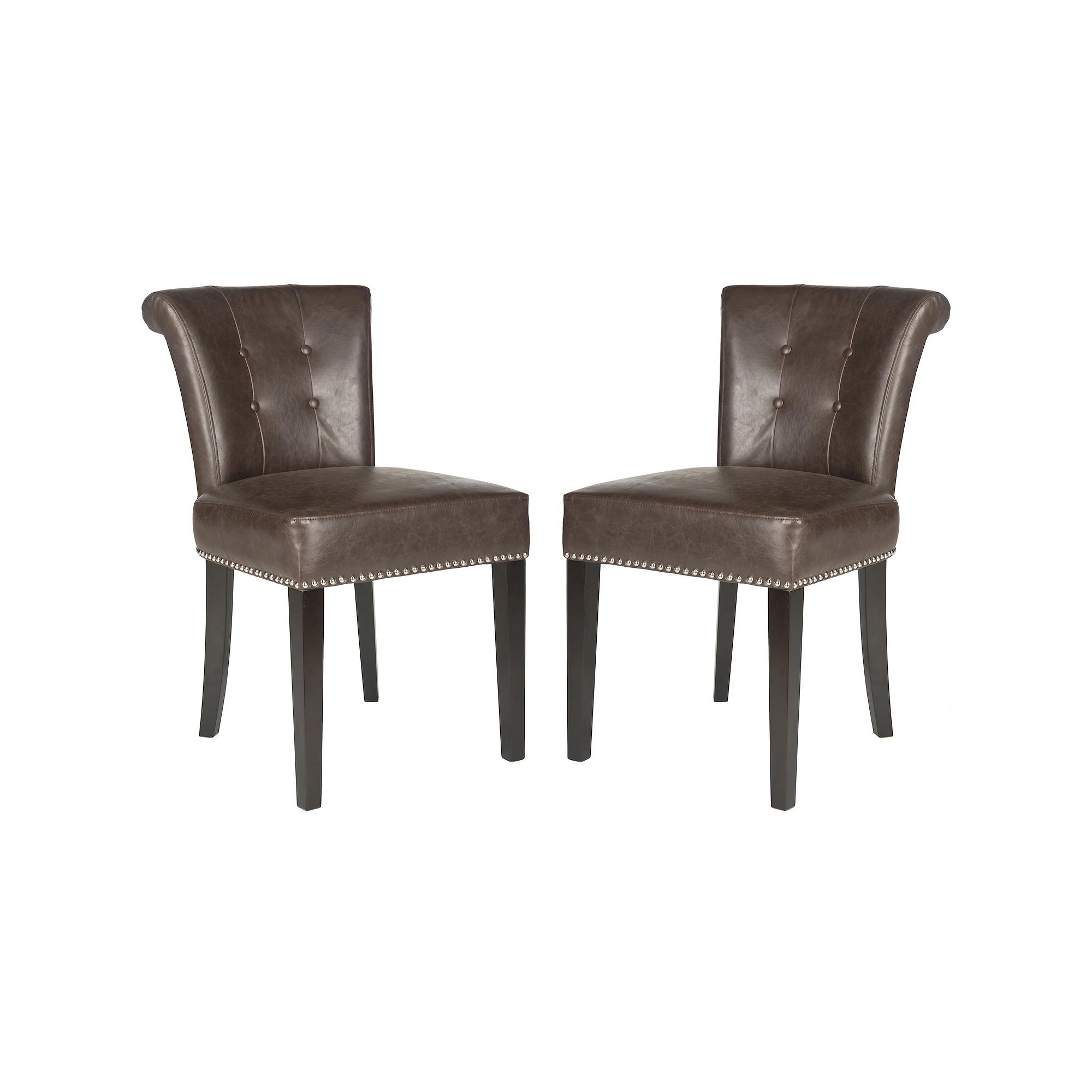 Safavieh 2-piece Sinclair Side Chair Set, Brown