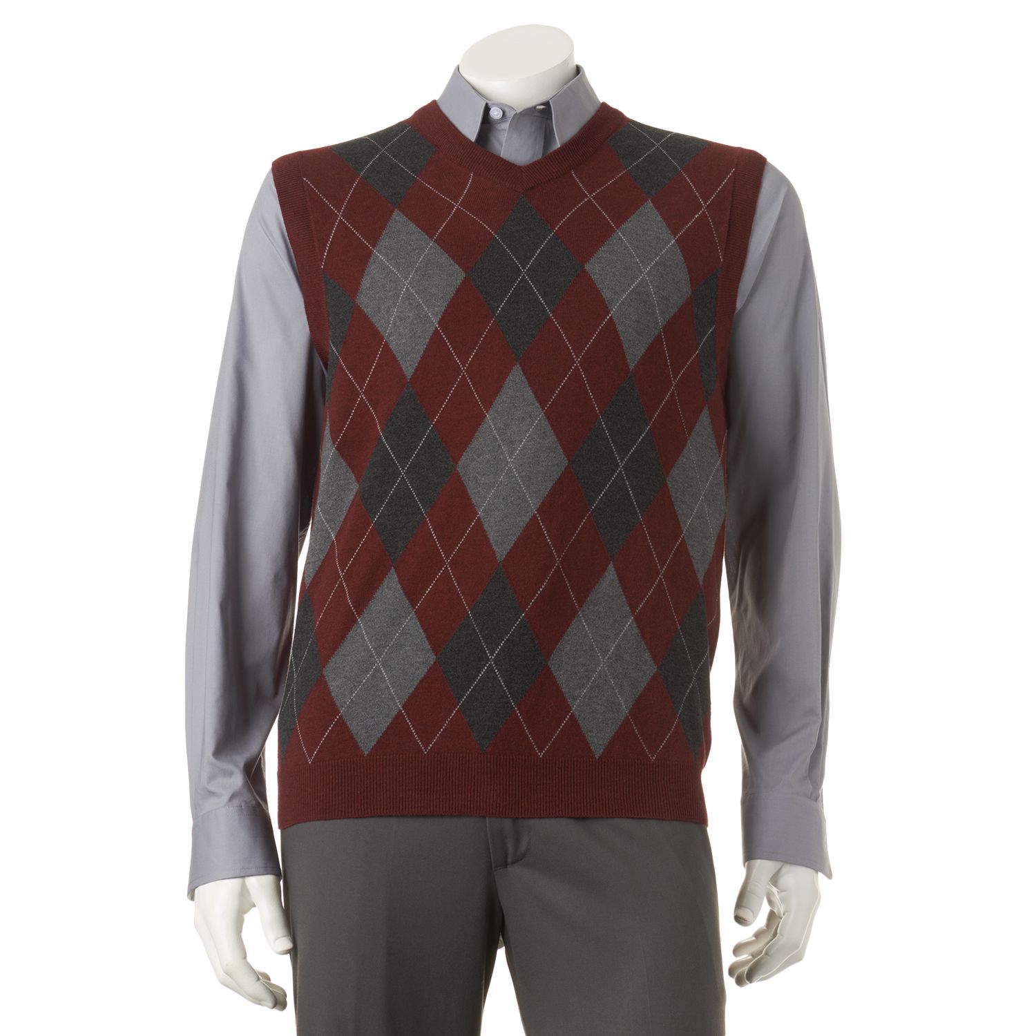 argyle sweater mens