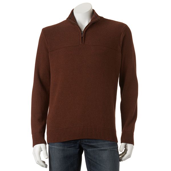 Dockers® 1/4-Zip Solid Sweater - Men