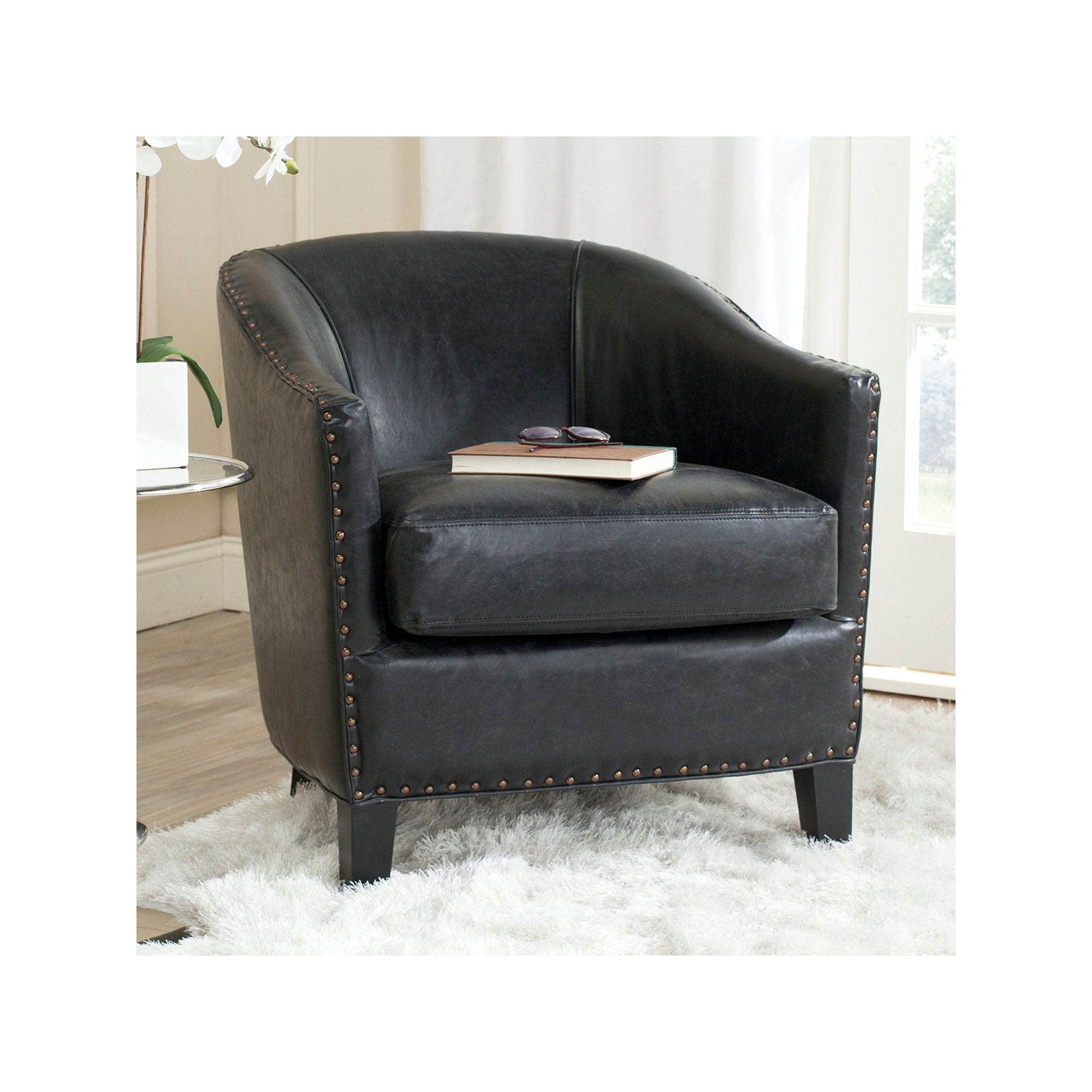 Safavieh Evander Club Chair, Black