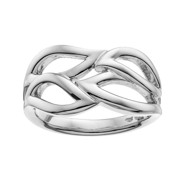 Sterling Silver Open End Ring SBGR00976