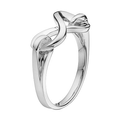 Boston Bay Diamonds Sterling Silver Infinity Ring