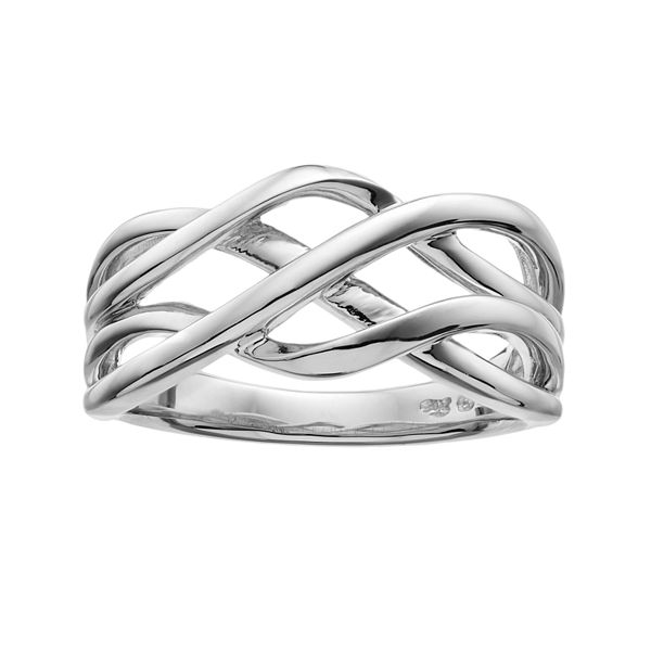 Sterling Silver Open End Ring SBGR00976