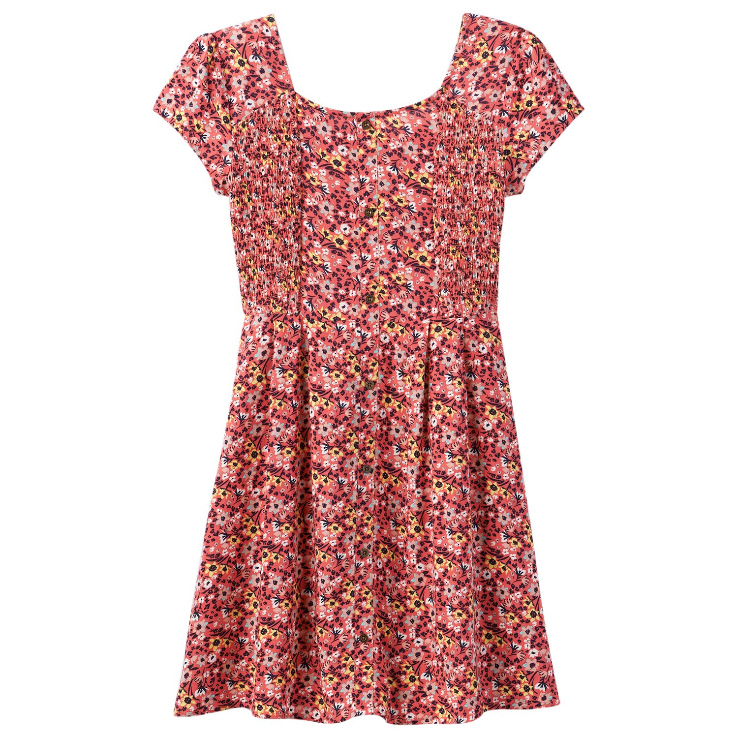 kohls girls red dress