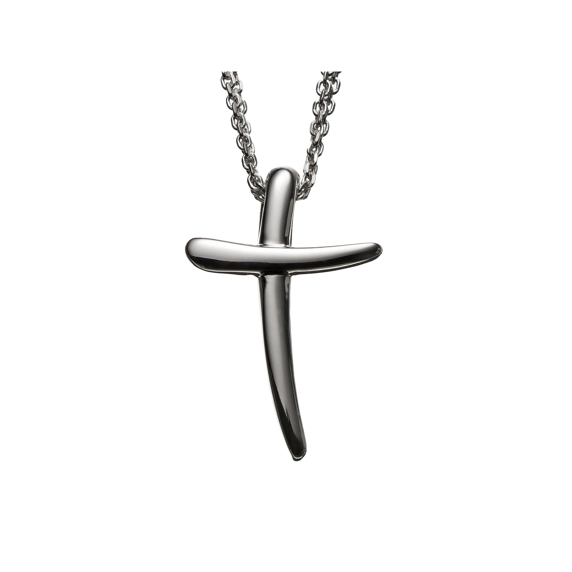 Boston Bay Diamonds Sterling Silver Cross Pendant Necklace, Womens, Size: