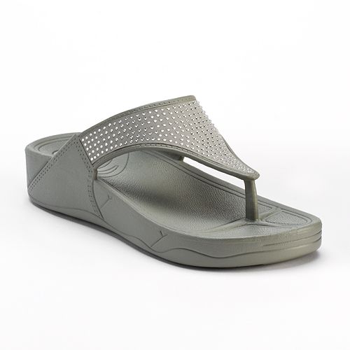 rhinestone thong flip flops
