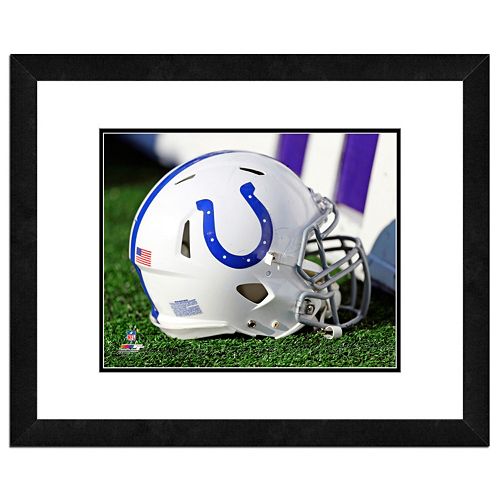 Indianapolis Colts Team Helmet Framed 11